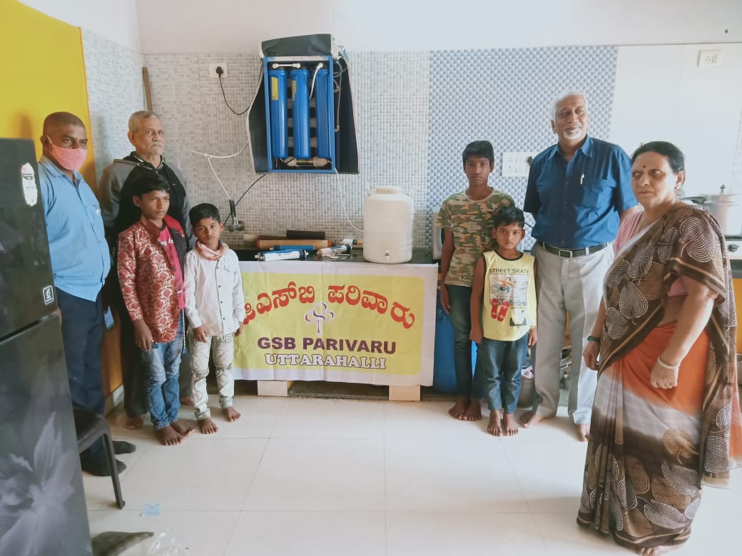 Aquaguard water Purifier , repair & servicing got done today  at Sri Krishna Anaatha  Shishu Nivasa Uttarahalli as a part of CSR ( Charitable) activity  of GSB Parivaru Uttarahalli, Bangalore