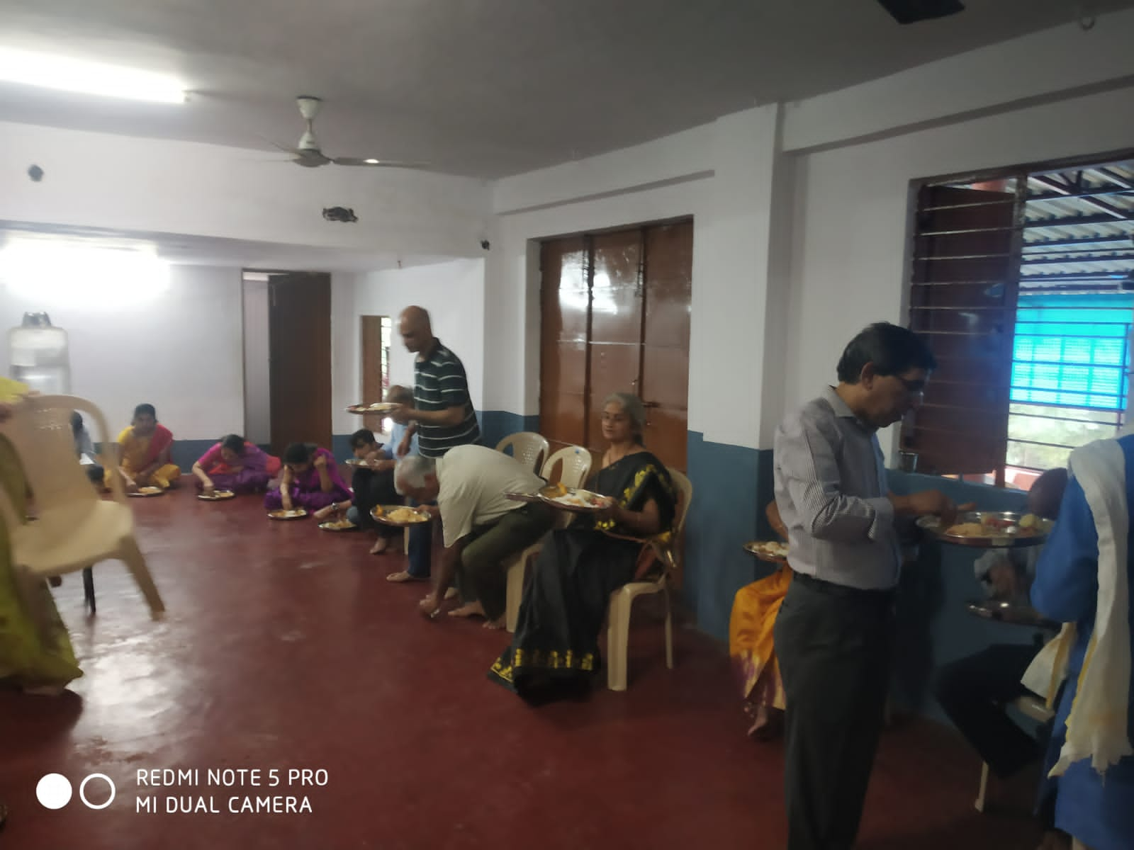 Midday meals organized for economically weaker section  by GSB PARIVARU